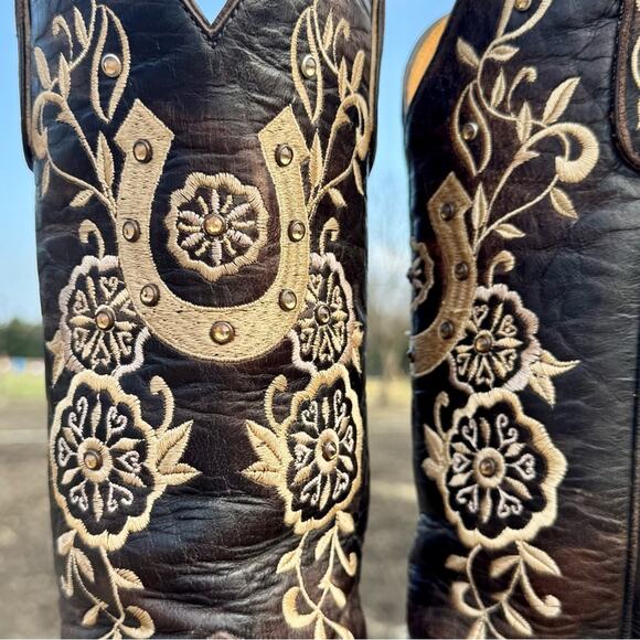 OLD GRINGO Lucky Horseshoe Boots Size 7 - Picture 4 of 8